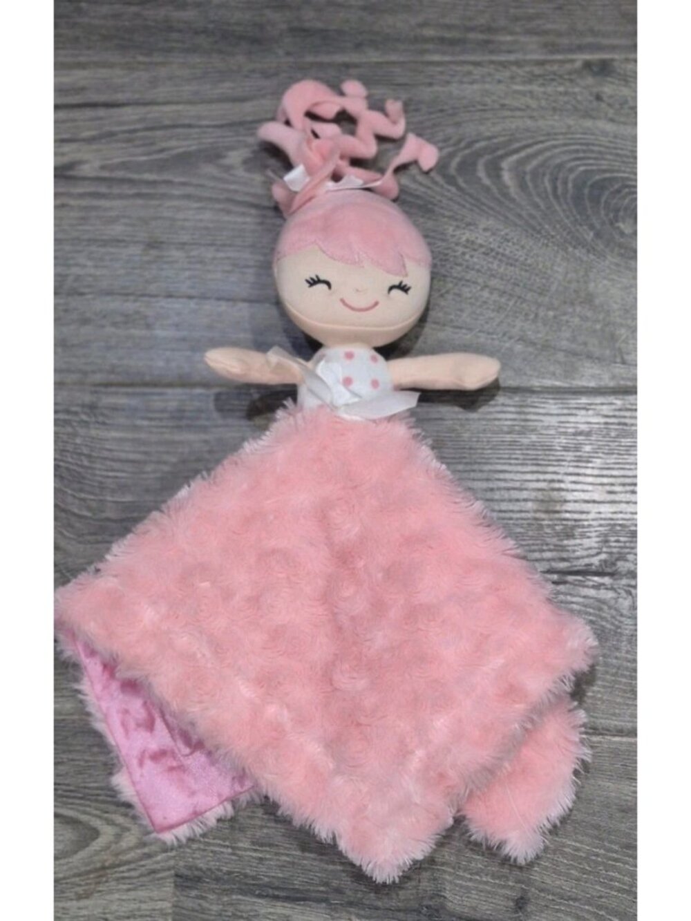 Baby Ganz Baby Doll Mini Blankies 14" Pink Princess Little Girl